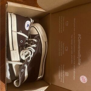 Brown High-Top Converse
